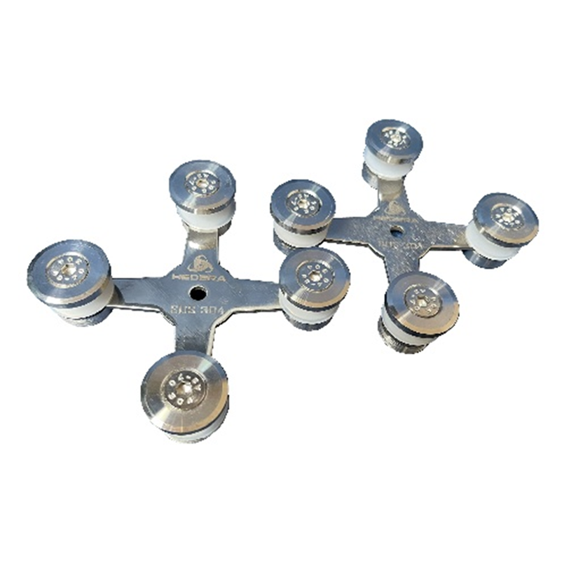 Chân nhện cố định vách kính 1